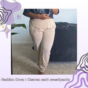 💜30% off sale💜 Fashion Nova | Heaven Sent sweatpants